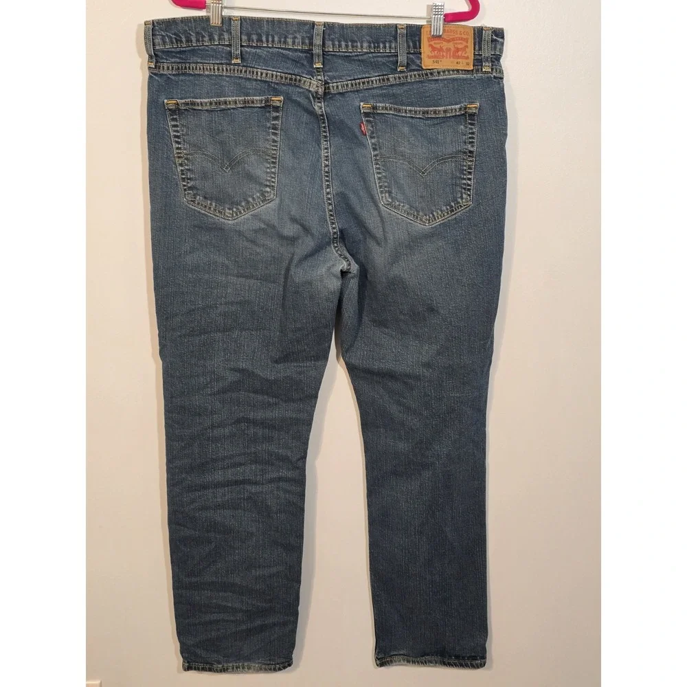 Levi's ‎ 541 Men's Blue Denim Jeans Tag Size 42x32 Measured 41x29.5